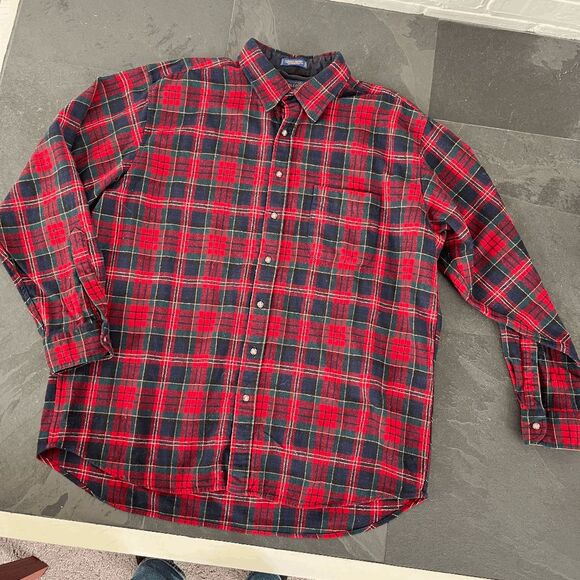 VTG 80s/90s Pendleton 100% Virgin Wool Plaid Shirt XL – Made in USA - Picture 8 of 9